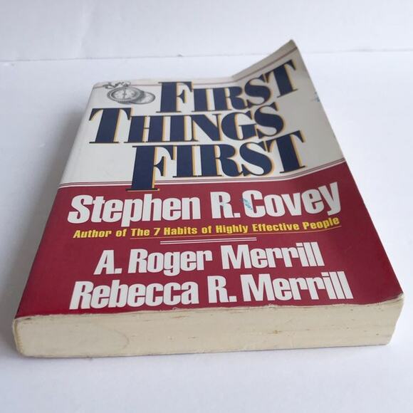 Stephen R. Covey First Things First Paperback Book Business Time Management - Picture 3 of 7